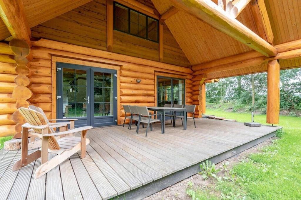 Unieke Houten Villa Met Sauna In Twente - 5P Den Ham Exterior photo